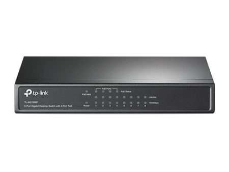 TPLink TL-SG1008P 8-Port Gigabit Desktop Switch with 4-Port PoE on Sale