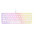 Corsair K65 RGB MINI 60% Mechanical Gaming Keyboard — CHERRY MX SPEED — White CH-9194114-NA For Discount