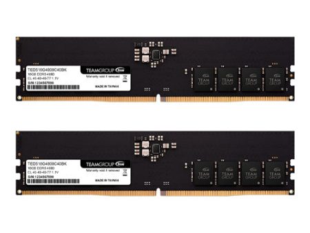 Team Group Elite 32GB 2X16GB DDR5 4800MHz TED516G4800C40BK Sale