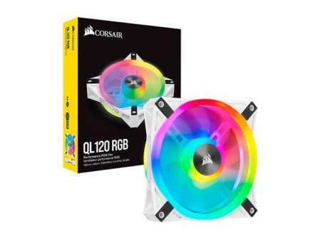 Corsair iCUE QL120 RGB 120mm PWM White Fan — Single Pack CO-9050103-WW Online now