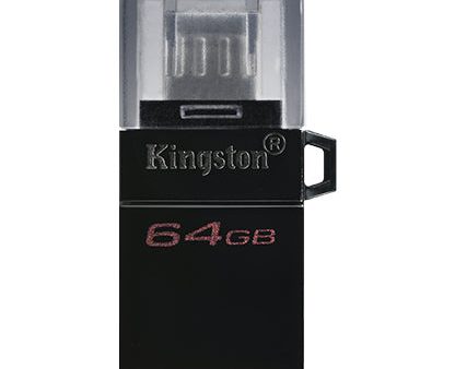 Kingston DataTraveler DTDUO3G2 64GB 64GB OTG 3.0 microUSB and USB Type-A Flash Drive for Android on Sale