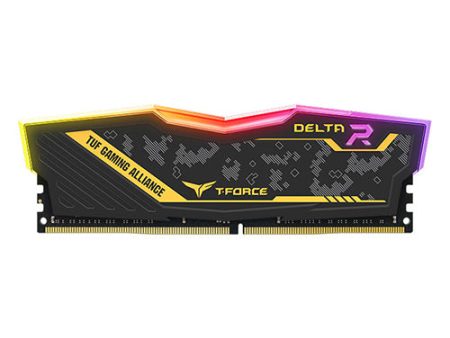 T-Force Delta TUF RGB 16GB Single DDR4 3200MHz TF9D416G3200HC16FBK Desktop Memory Discount