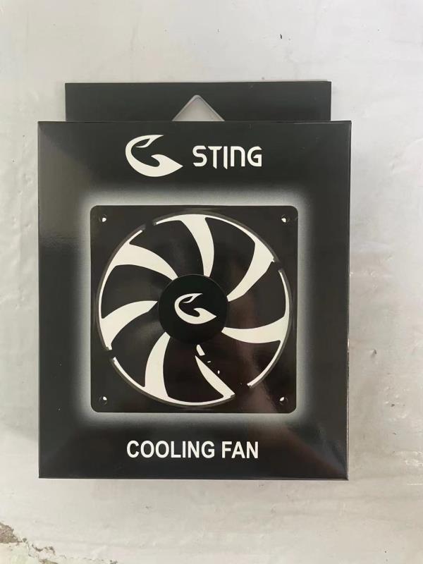 STING 120mm Black Case Fan Fashion