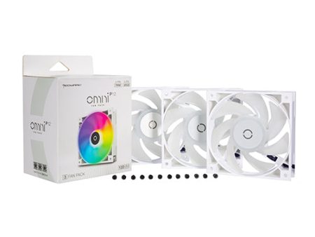 Tecware Omni P12 ARGB 3-Pack White CPU Fan Fashion