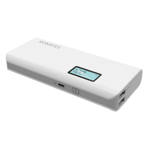 Romoss Sense 4 Plus LCD 10000mAh Fast Charge Power Bank (White) For Discount