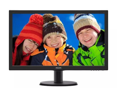 Philips 243V5QHSBA 23.6  MVA 60Hz 1920 x 1080 Monitor Vga Dvi Hdmi Cheap