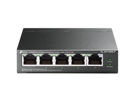 TPLink TL-SF1005LP 5-Port 10 100Mbps Desktop Switch with 4-Port PoE Supply