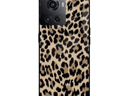 Leopard Seamless Glass Case For OnePlus 10R 5G Online Sale