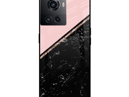 Marble Texture Pink Glass Case For OnePlus 10R 5G Sale