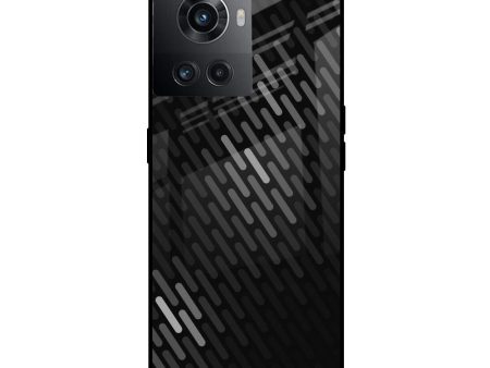 Dark Abstract Pattern Glass Case For OnePlus 10R 5G For Sale