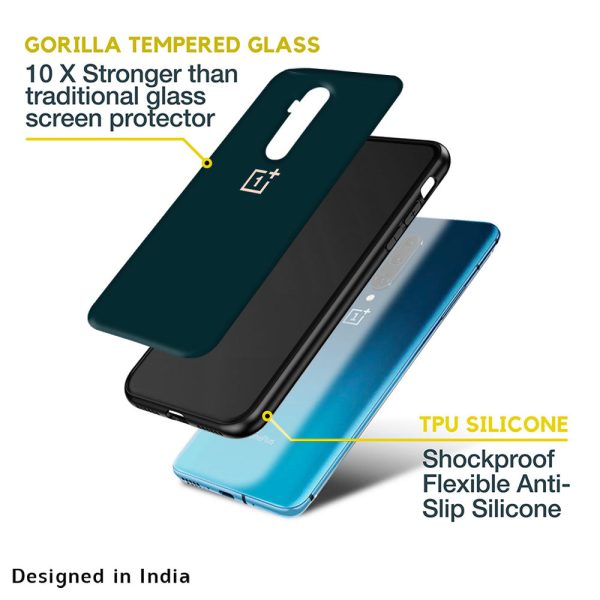 Hunter Green Glass Case For OnePlus 10R 5G Fashion