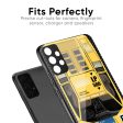 Yellow Racing Car Glass Case for Realme 10 Online Hot Sale