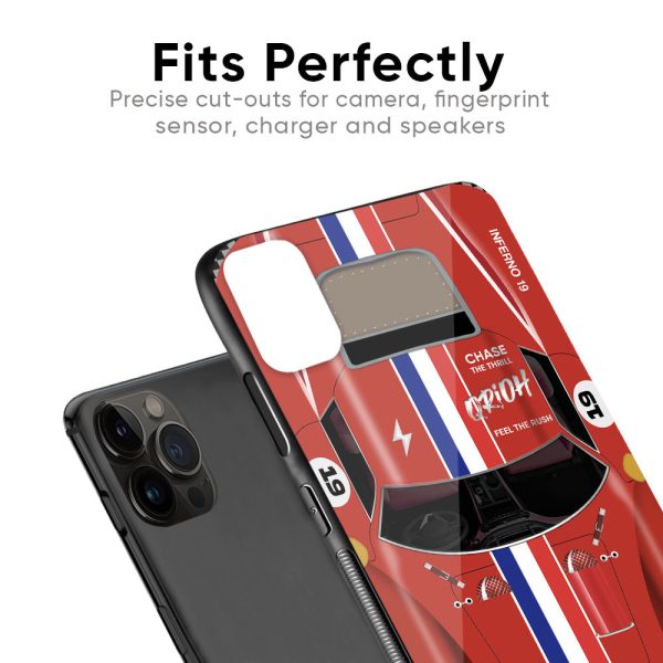 Racing Vintage Glass Case for iPhone 13 Pro Max Fashion