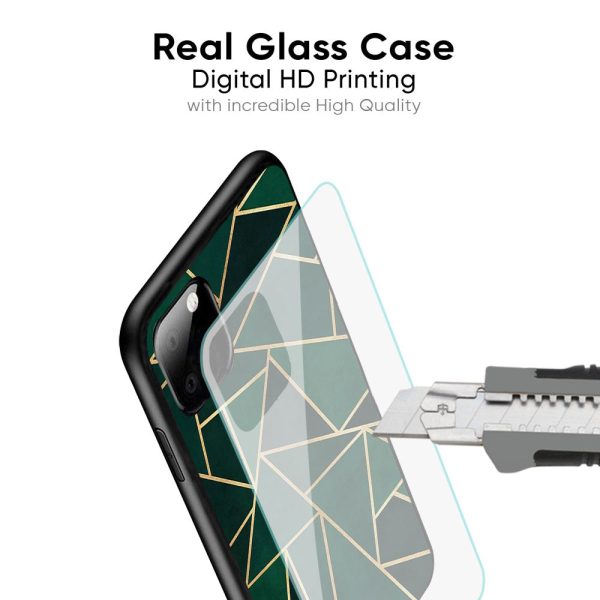 Abstract Green Glass Case For OnePlus 10R 5G Sale