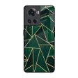 Abstract Green Glass Case For OnePlus 10R 5G Sale