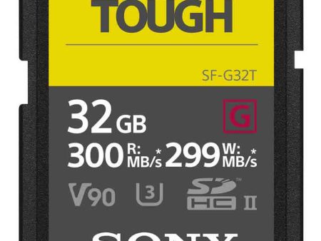 Sony 32GB Tough SDHC G Series Memory Card Supply